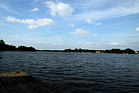Blick auf den Mirower See